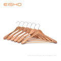 EISHO Quality Luxury Curved Wooden Suit Hangers